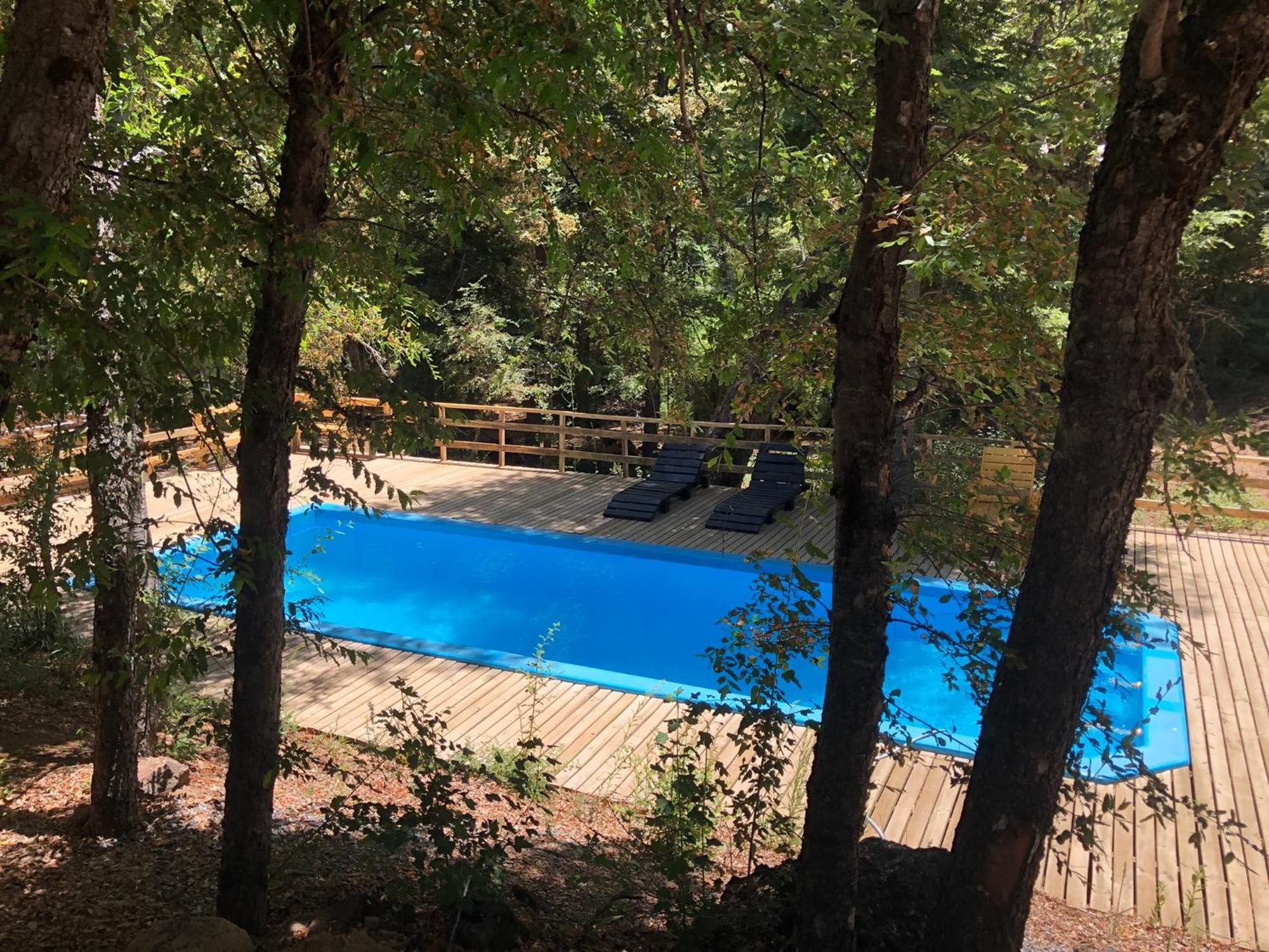 Cabanas Kalinaw Las Trancas Kültér fotó